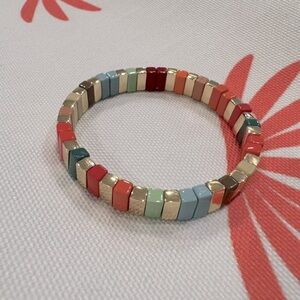 Roxanne Assoulin Multicolor Tile Bracelet